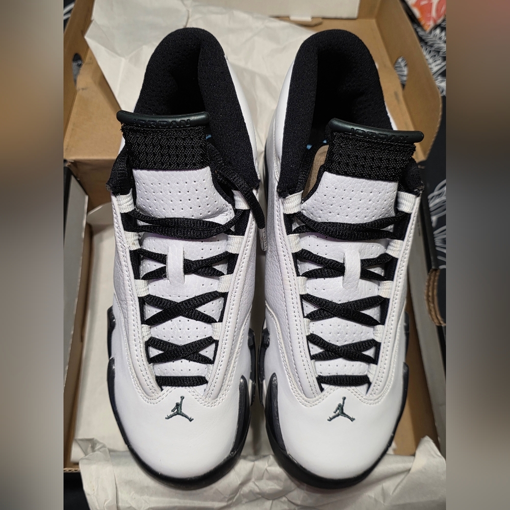 Air Jordan 14 Retro BG Black Sneakers OG Authentic